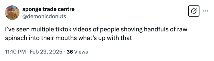 raw spinach tiktok trend