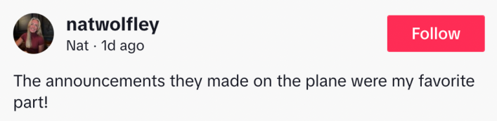 Natalie TikTok caption