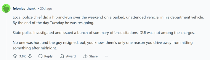 Response to a Reddit post about people who ruined their lives or others' in mere moments.