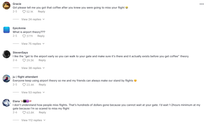 Comments on a failed Airport theory test