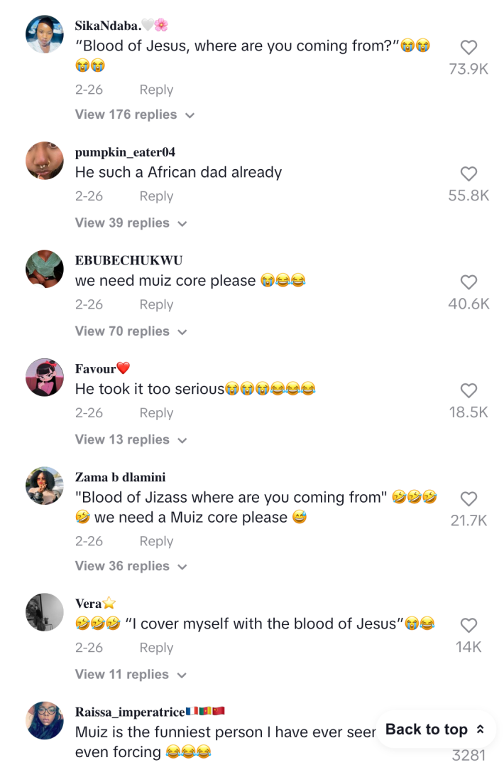 Reactions to Muiz and Jae video