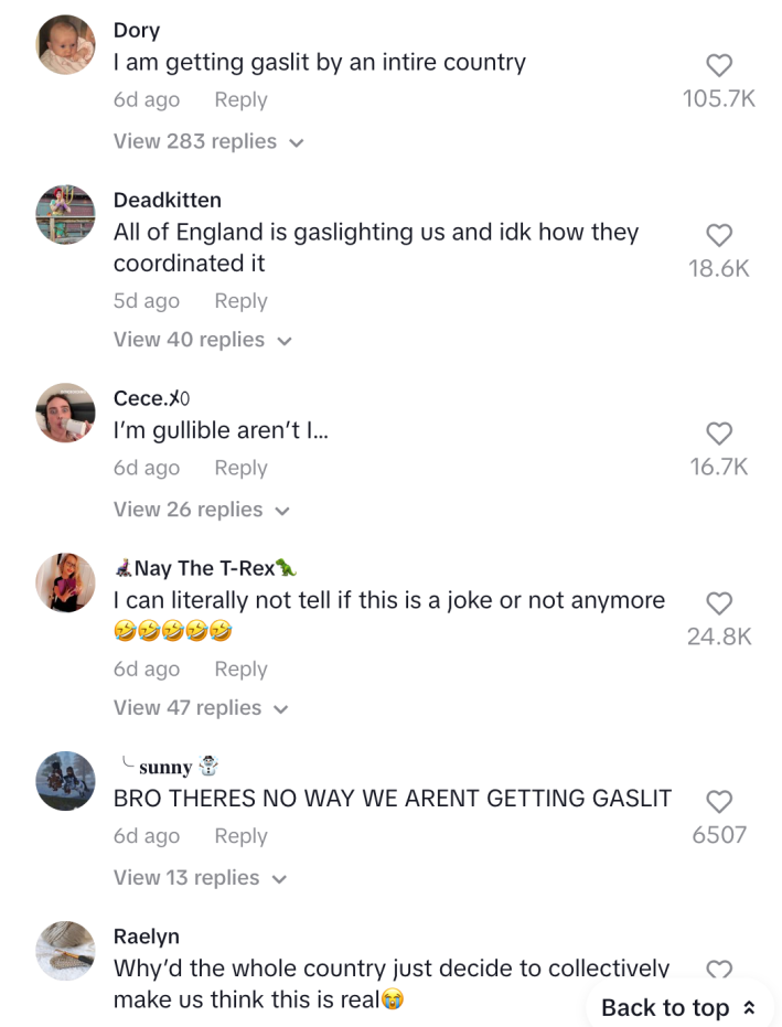 a woman riding a horse when the teatime alarm went off, Tiktok reactions