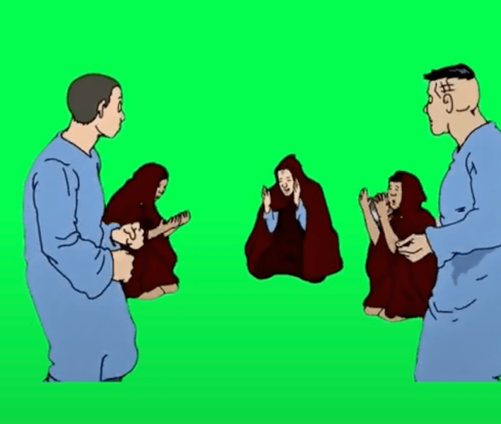 Beginning of the shoebody bop meme