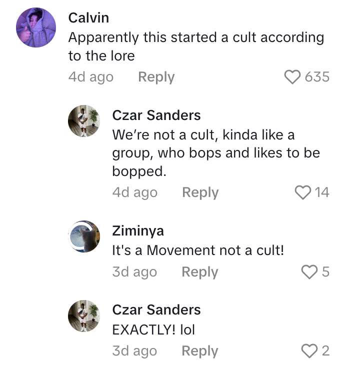 Comments about how Dreux Langois' art started a cult