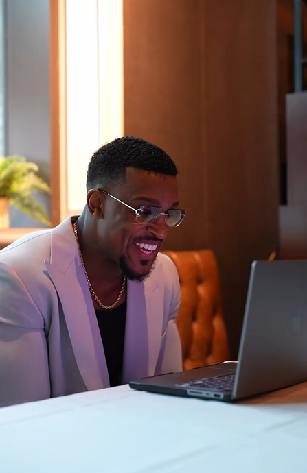 Screenshot from a TikTok video about the ashton hall morning routine