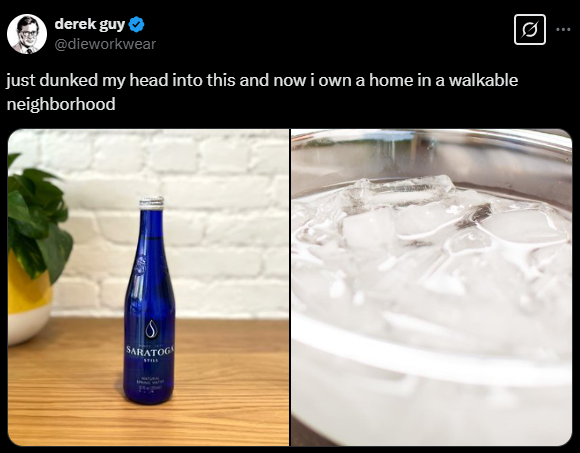 Screenshot from an X post discussing the ashton hall morning routine