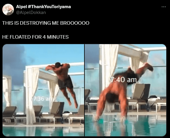 Screenshot from an X post discussing the ashton hall morning routine