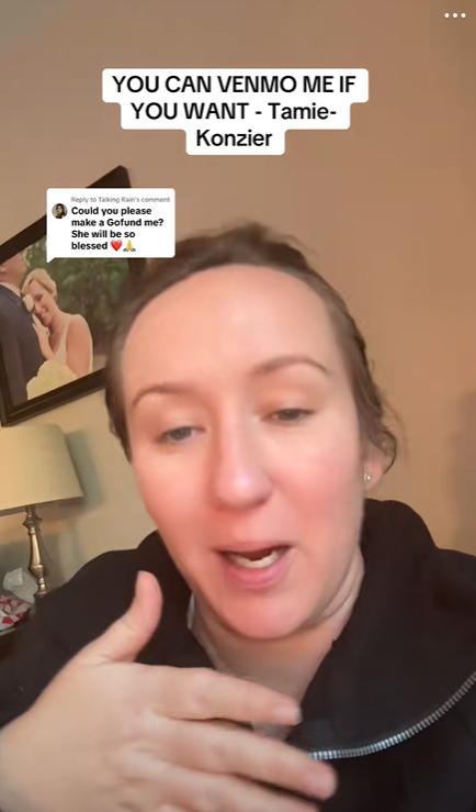Screenshot from a TikTok discussion about betty the waitress gofundme