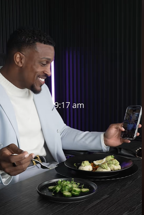 Screenshot from a tiktok video about Saratoga water ashton hall