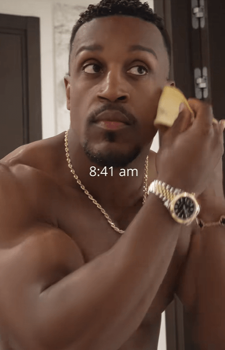 Screenshot from a tiktok video about Saratoga water ashton hall