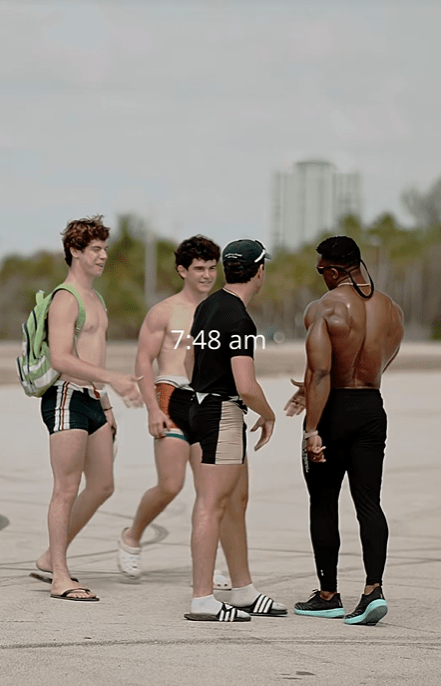 Screenshot from a tiktok video about Saratoga water ashton hall