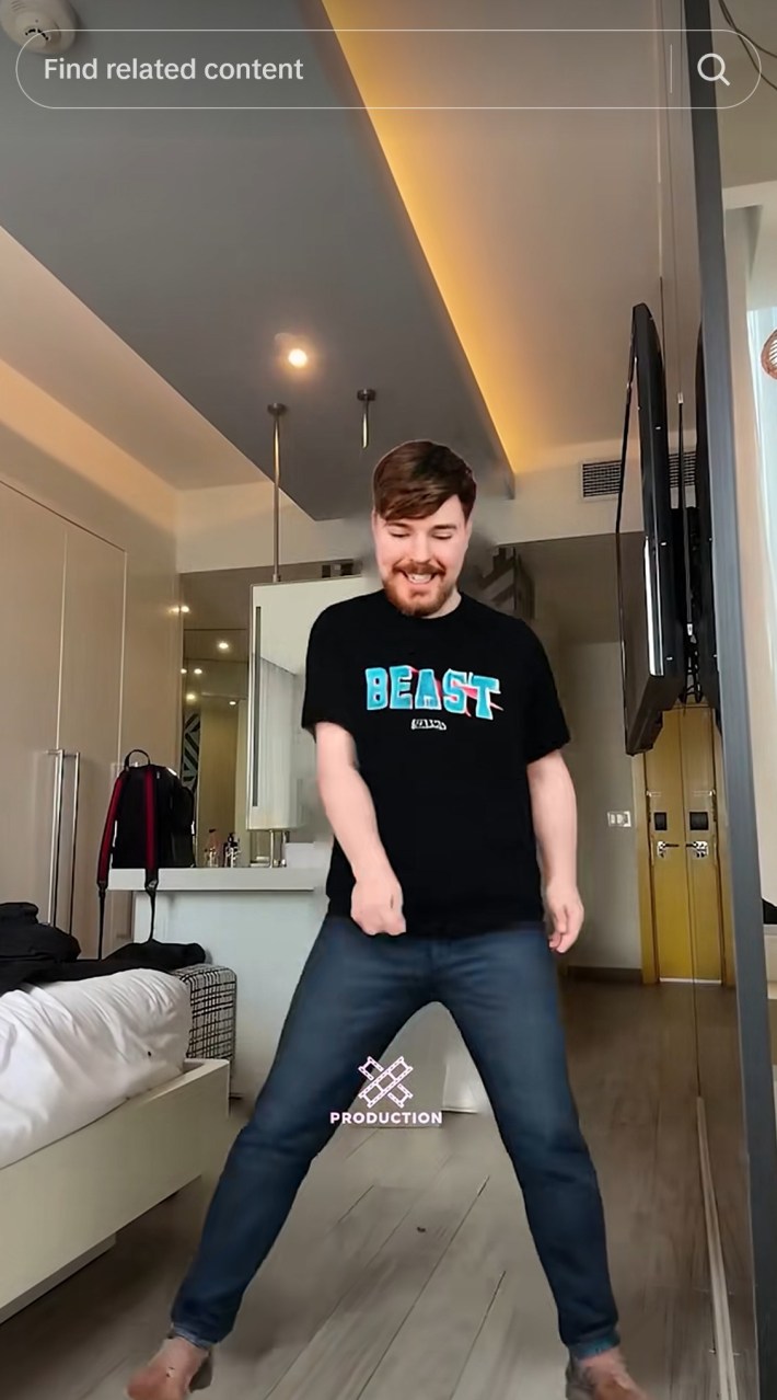 ai mr beast rat dance