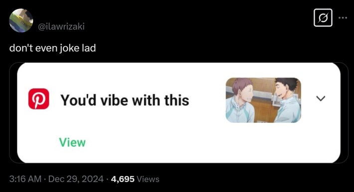 you'd vibe with this