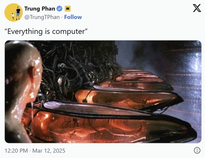 everything is computer the matrix pods