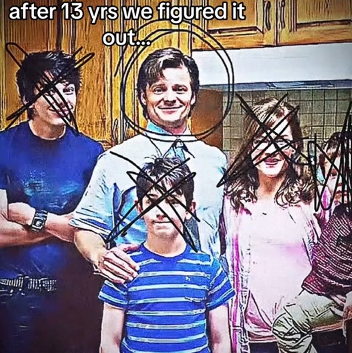 after 13 yrs we figured it out Frank Heffley meme