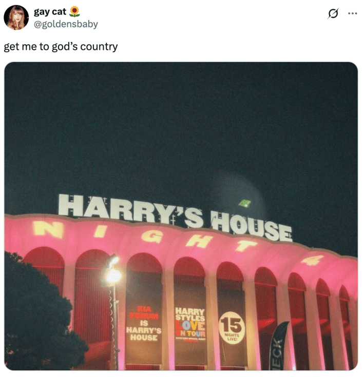 get me to gods country harrys house