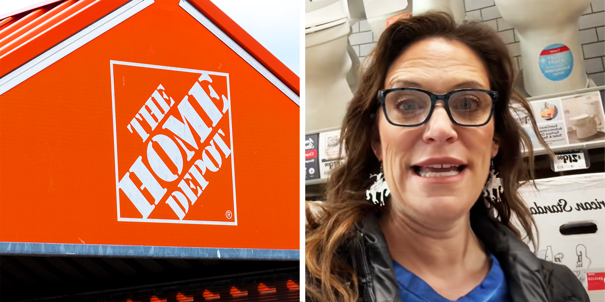 Women shows hack which clog free toilet people should buy at Home Depot
