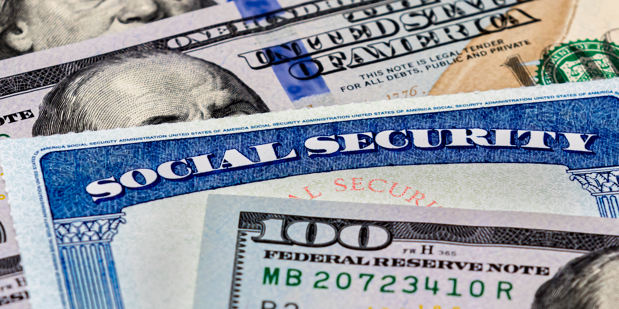 Cash money and a social security card.