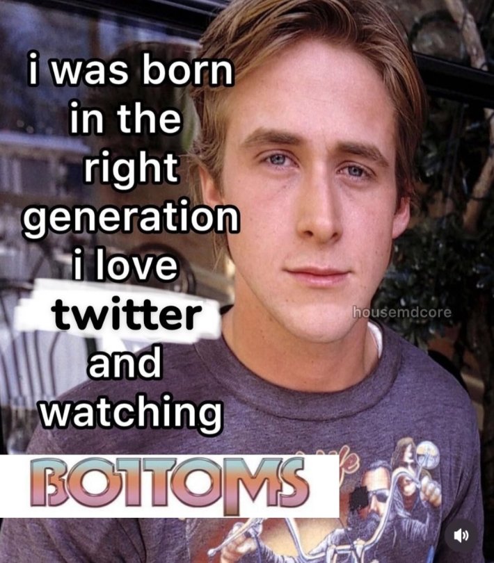 "I was born in the right generation" meme with the Bottoms logo.