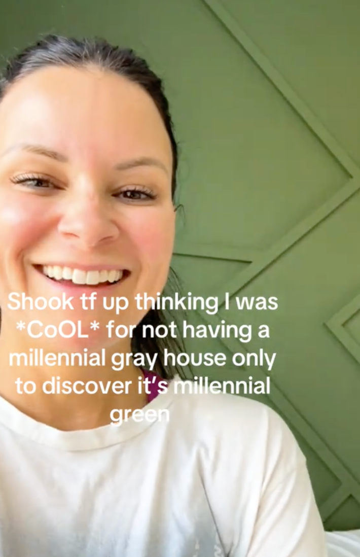 Millennial green is the new sad beige