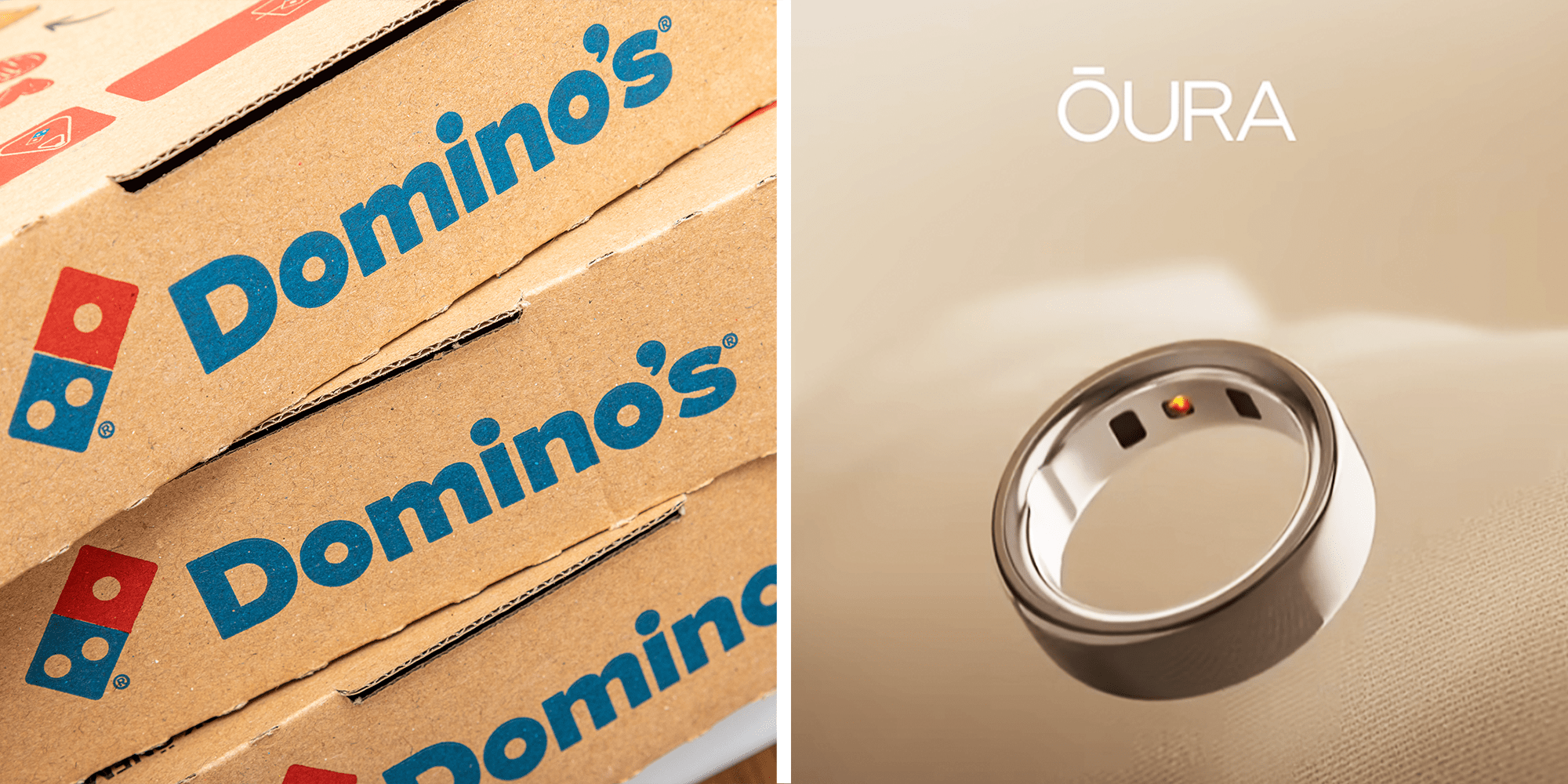 3 Boxes of Domino's Pizza, Oura Ring