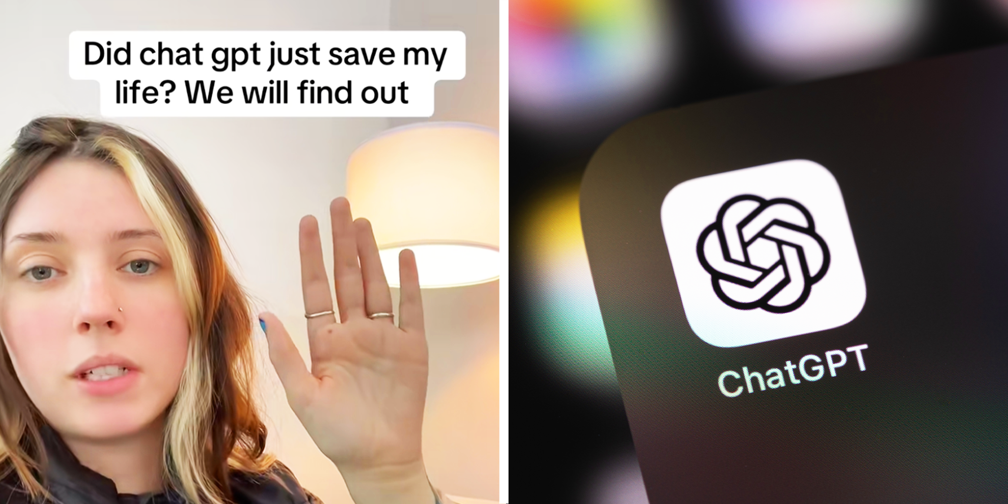 Women asks ChatGPT to give her a fortune reading of her palms. She's shocked by the results it gave and checks for skin cancer