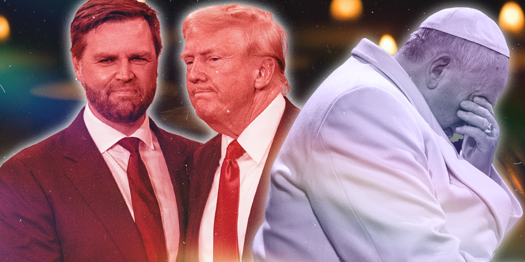 JD Vance, Donald Trump and Pope Francis