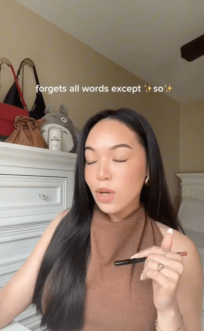 A content creator's raw footage