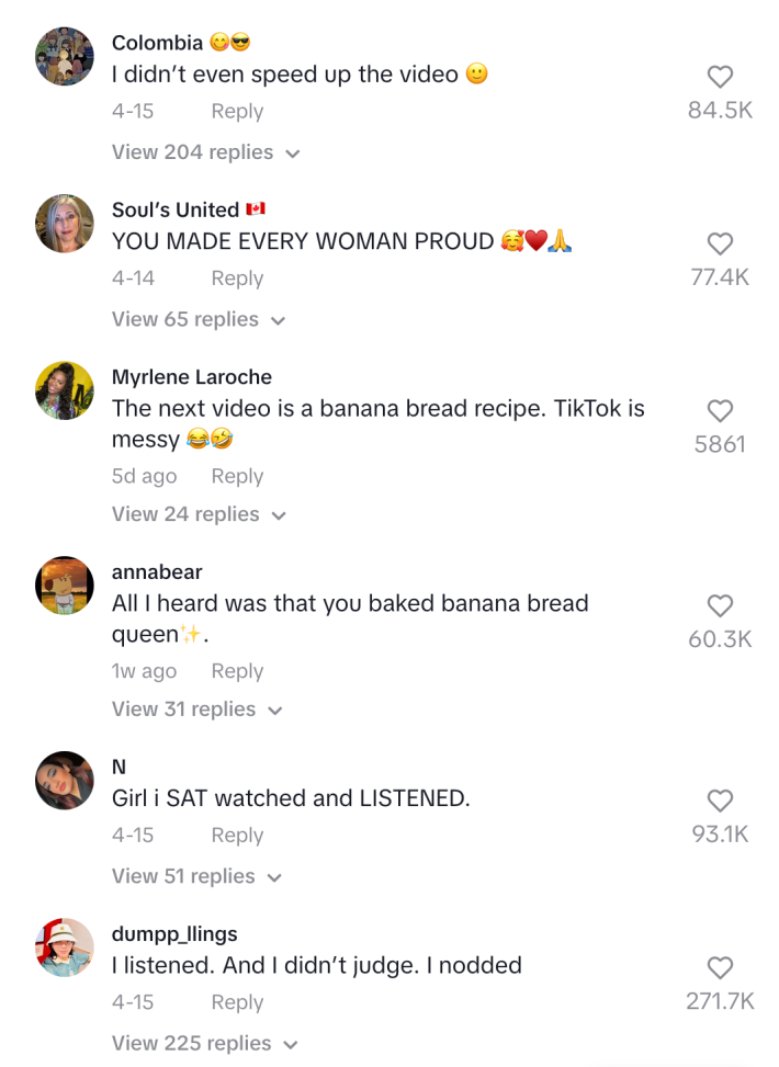 Revengebanana bread comments