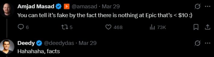 Screenshot of an X post discussing chatgpt fake receipts