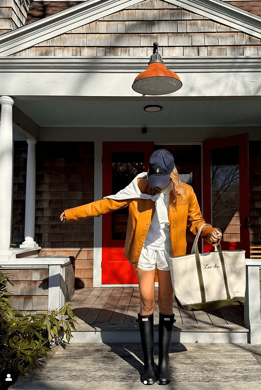 Screenshot from an instagram post about connecticut housewife kylie swanson