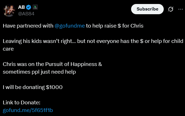 Screenshot from an X post discussing mcdonalds babysitting arrest