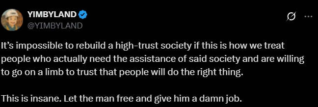 Screenshot from an X post discussing Chris Louis mcdonalds babysitting arrest