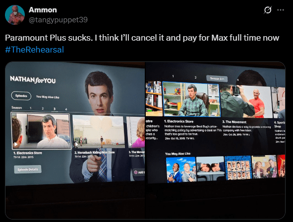 Screenshot from X post related to nathan fielder nazis