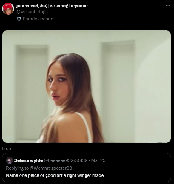 Screenshot from an X post related to tate mccrae morgan wallen