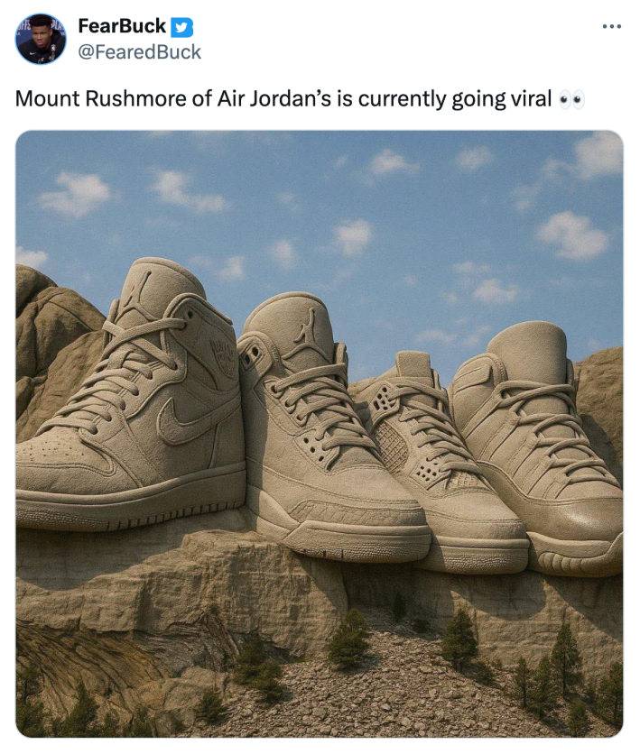 AI Mount Rushmore of Air Jordans.