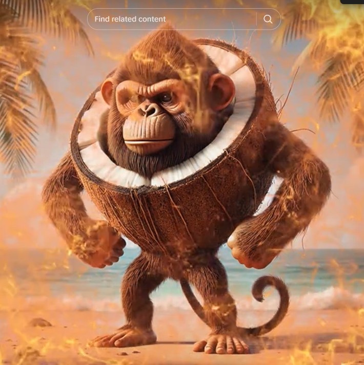 coconut monkey