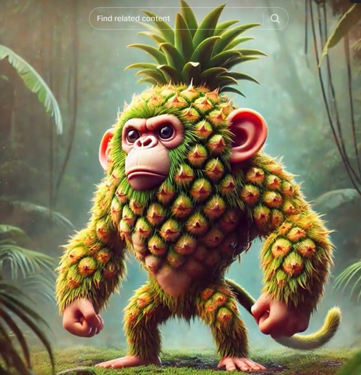pineapple monkey