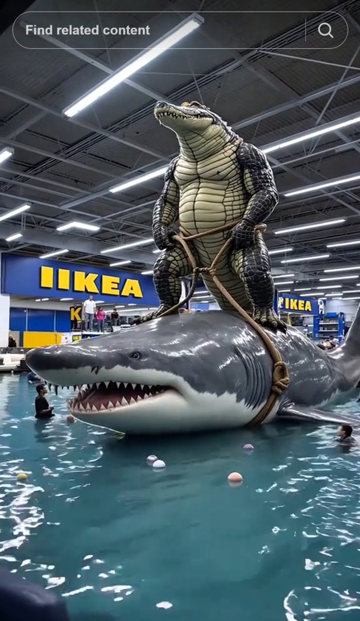 bombardino crocodilo riding tralalero tralala