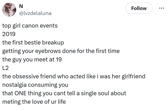 List of Girl Canon Events.