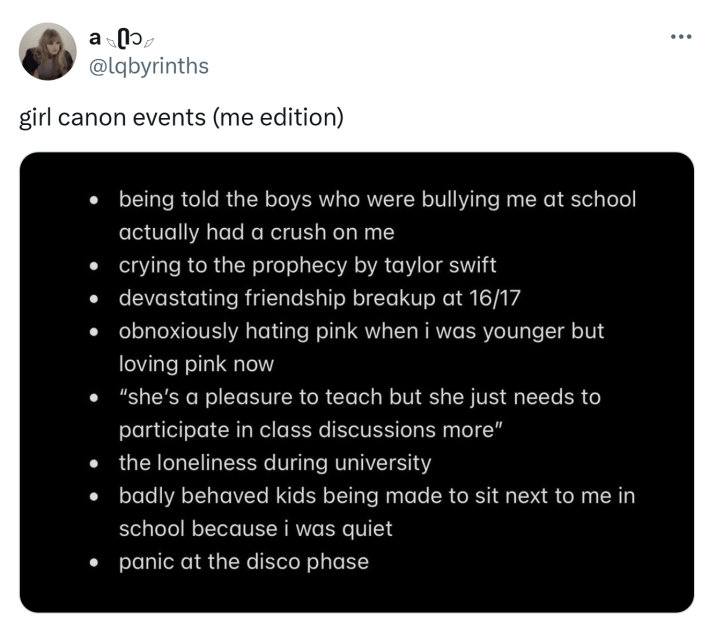 List of Girl Canon Events.
