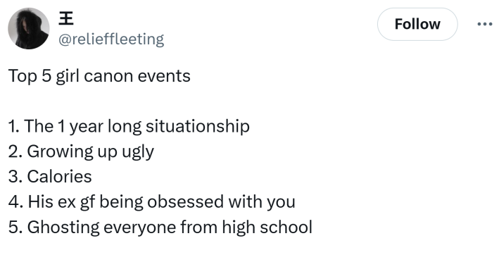 List of Girl Canon Events.