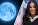 Photo of the Moon with a blue glow; Photo of @KamVTV