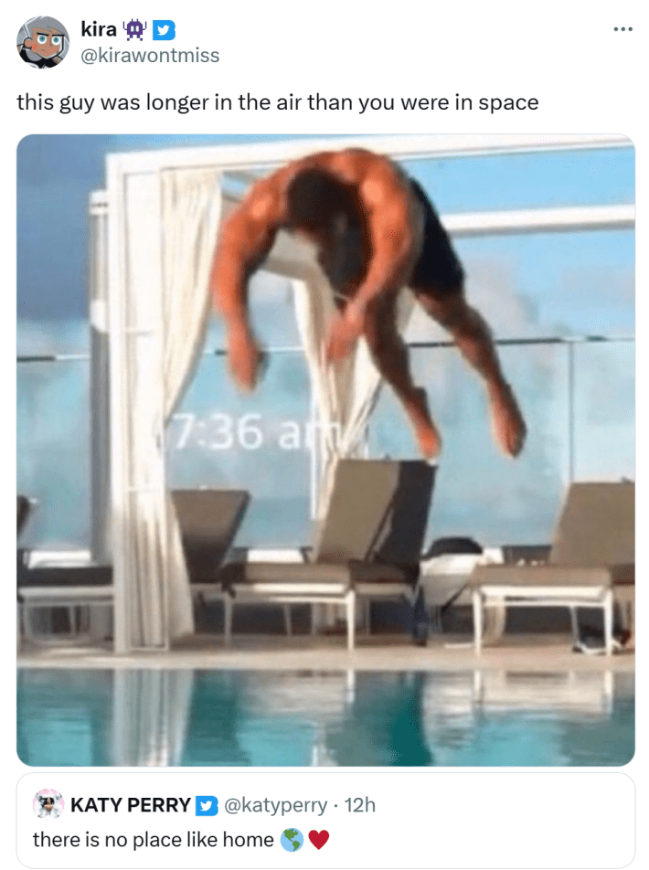 Katy Perry space meme.