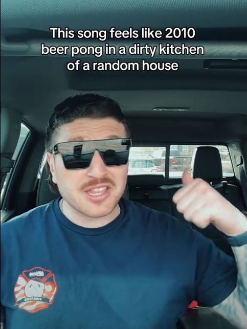 Kesha recession pop TikTok meme about beer pong.