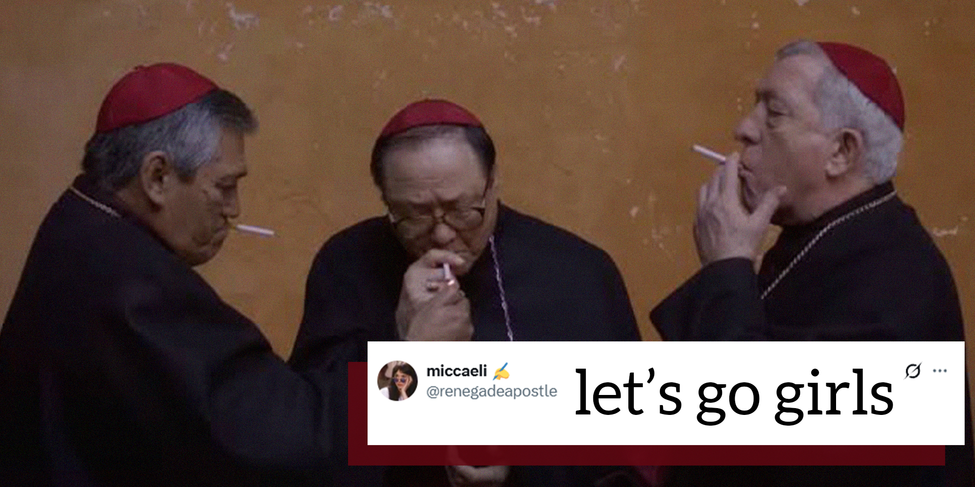 Vatican Priests smoking