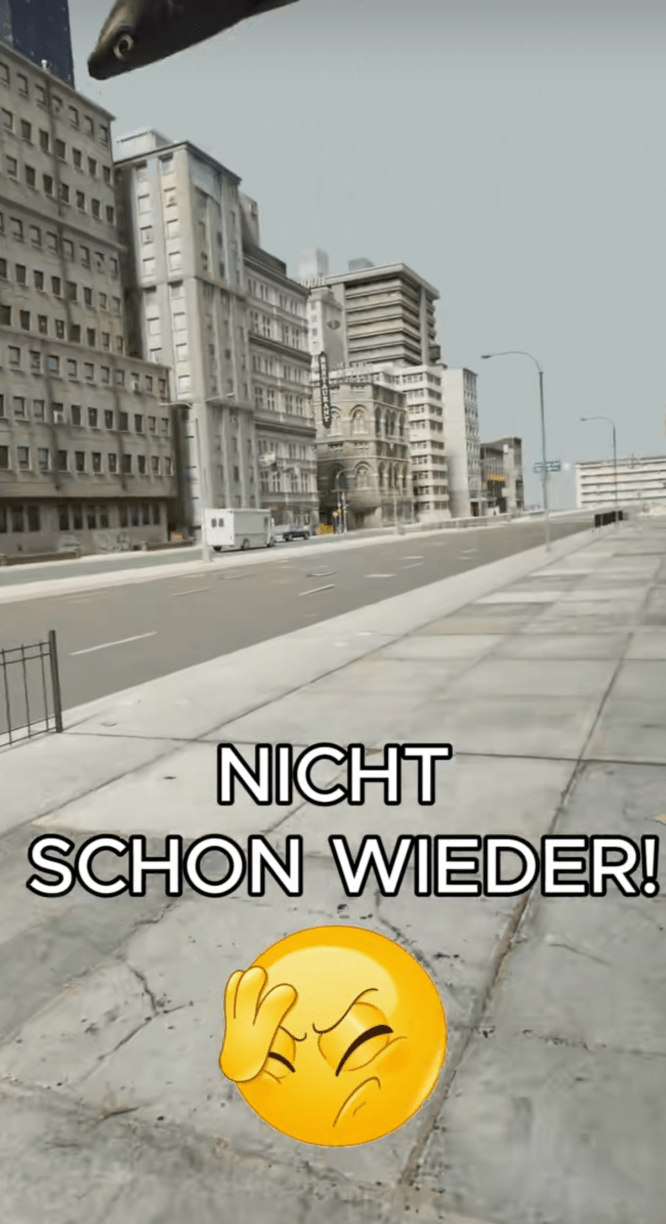 vertically rotating fish meme