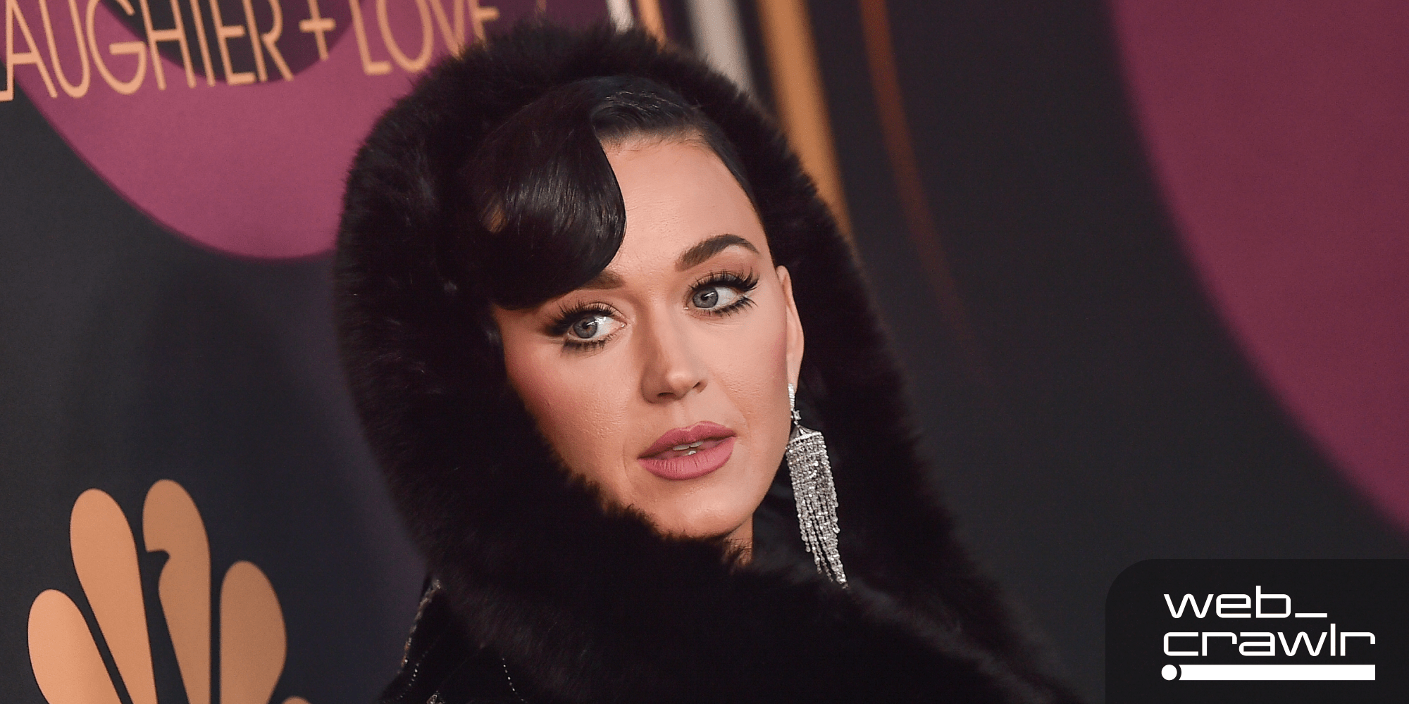 Katy Perry. The Daily Dot newsletter web_crawlr logo is in the bottom right corner.