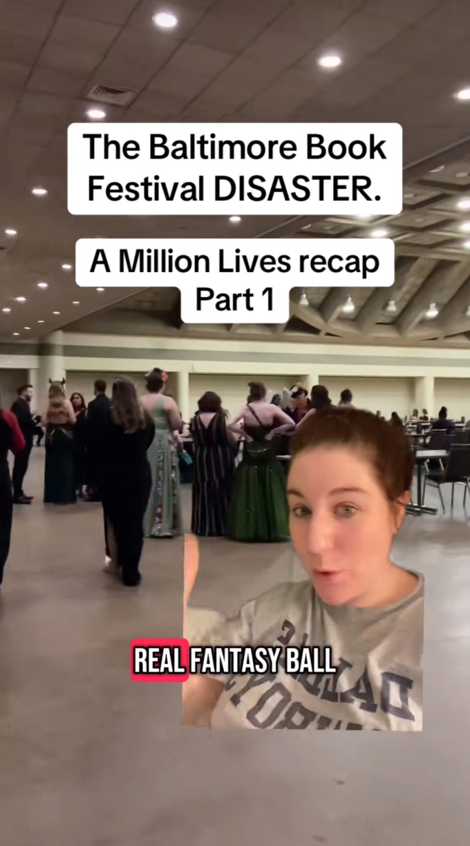 Million Lives Book Festival drama: Greenscreen photo of the fantasy ball for A Million Lives book festival.