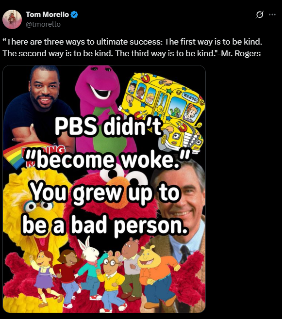 Screenshot from an X post discussing elmo laid off linkedin